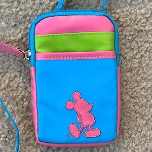 Disney Parks Mickey Mouse Cell Phone Crossbody Bag Purse